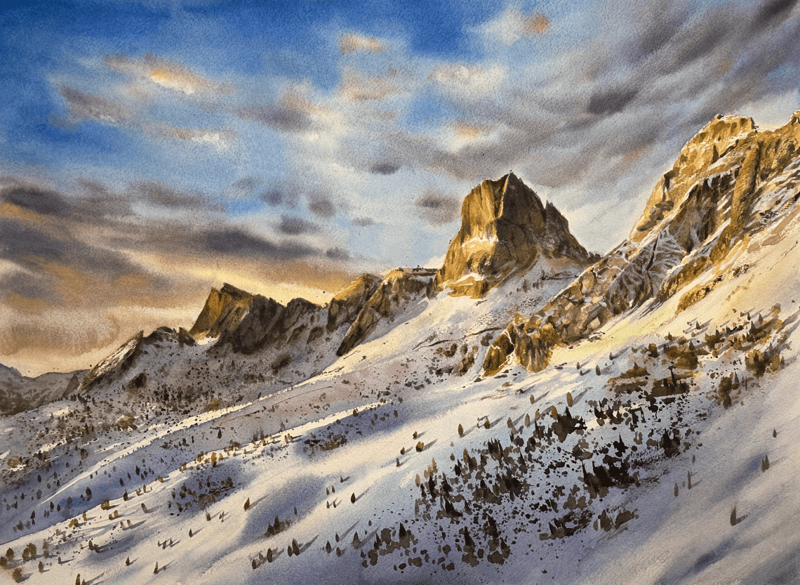 Atardecer en las alturas - Carlos García